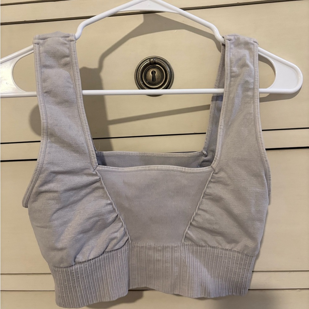 Free People Good Karma Sports Bra Grey Size M
